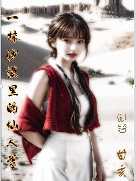 一株沙漠里的仙人掌图片